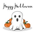 Happy halloween card3 Royalty Free Stock Photo